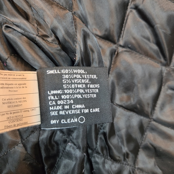 London Fog Women's Red Peacoat - Picture 5 of 9